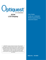 ViewSonic Q171WB - Optiquest - 17" LCD Monitor User manual