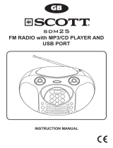SCOTT SDM 25 LG User manual