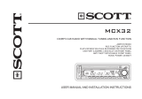 SCOTT MCX 32 Indy User manual