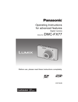 Panasonic DMCFX77EP Operating instructions