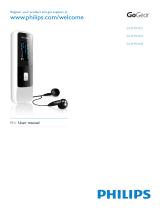 Philips GoGEAR Mix 2GB w/FullSound User manual
