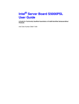 Intel S5000XSLSATAR User manual