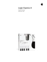 Apple Logic Express 8, UPG, ESP User manual