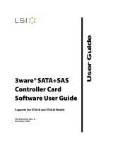 LSI 3ware SAS 9750-4i User guide