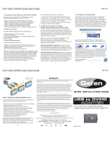 Gefen EXT-USB-2-DVIHD Owner's manual