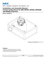 NEC NP600CM User manual