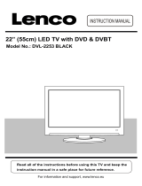 Lenco DVL-2253 BLACK Owner's manual