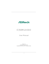 ASROCK E350M1 - User manual