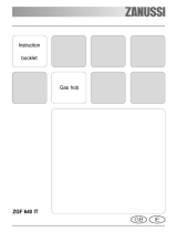 Zanussi ZGF640ITX User manual