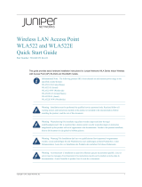 Juniper WLA522 Installation guide