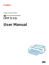 Canon iPF-510 User manual