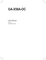 Gigabyte GA-X58A-OC Owner's manual