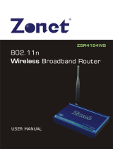 Zonet ZSR4154WS User manual
