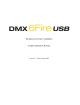 Terratec DMX 6Fire USB Owner's manual