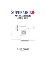 Supermicro AOC-USAS2-L8E User manual