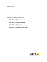 Axis M3113-VE User manual