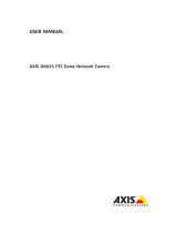 Axis Q6035 User manual