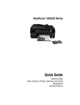 Epson WorkForce 520 User manual