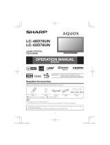 Sharp LC-46D78UN User manual