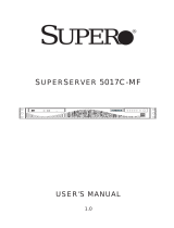 Supermicro SUPERSERVER 5017C-MF User manual