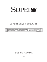 Supermicro SUPERSERVER 5017C-TF User manual