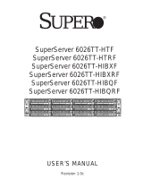 Supermicro 6026TT-HIBXRF User manual