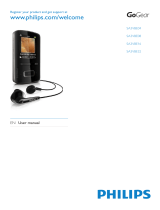 Philips SA3VBE04 User manual