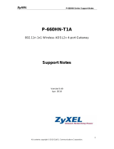 ZyXEL Communications P-660HN-T1H User manual