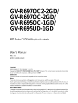 Gigabyte GV-R697OC2-2GD User manual