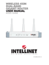 Intellinet Wireless 450N Dual-Band Gigabit Router User manual