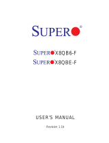 Supermicro X8QB6-F User manual