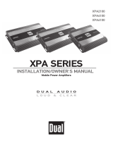 Dual XPA2500 User manual