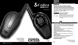 Cobra CXT-225 User manual