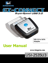 Kingwin Ez-Connect USI-2535U3 User manual