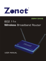 Zonet ZSR4134WS User manual