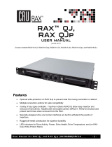 CRU RAX212-QJ User manual