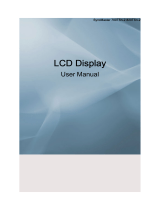 Samsung SYNCMASTER 820TSN-2 User manual