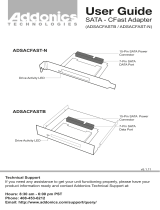 Addonics ADSACFASTB User manual