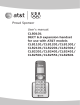 AT&T CL82201 User manual