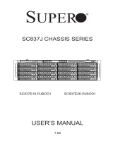 Supermicro SuperChassis 837E26-RJBOD1 User manual
