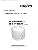 Sanyo ECJ-N100W User manual