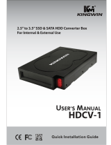 Kingwin HDCV-1 User manual