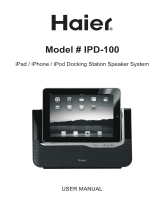 Haier IPD-100 User manual