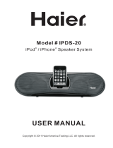 Haier IPDS-20 User manual
