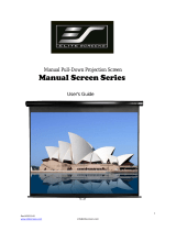 Elite Screens M84UWH User manual