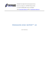Paragon Disk Disk Wiper 10 User manual