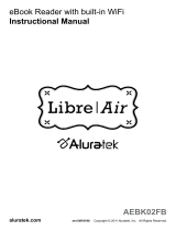 Aluratek Libre Air AEBK02FB User manual