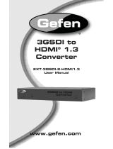 Gefen EXT-3GSDI-2-HDMI1.3 User manual