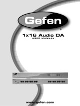 Gefen ex-tend-it 1x16 Audio DA series User manual