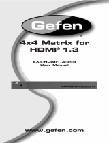 Gefen 4x4 HDMI 1.3 Matrix User manual